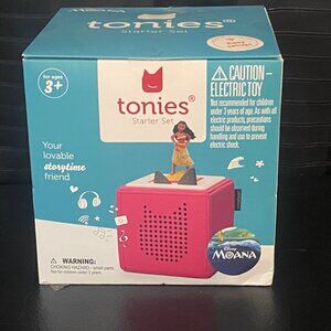 NEW IN BOX Tonies Disney Moana Toniebox Audio Player Starter Set